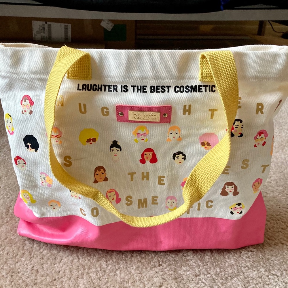 FREE w/purchase: Benefit Brand Canvas Tote Bag